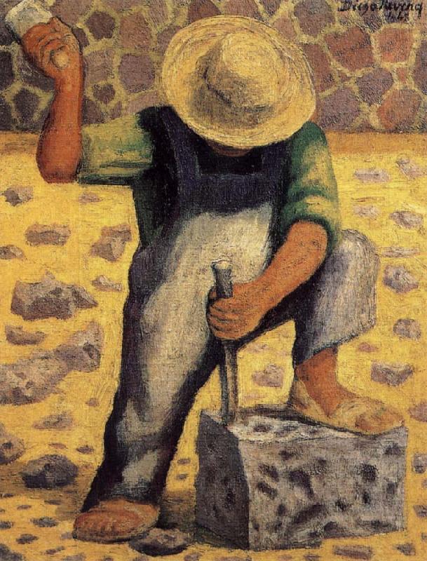 Diego Rivera Squareman oil painting picture